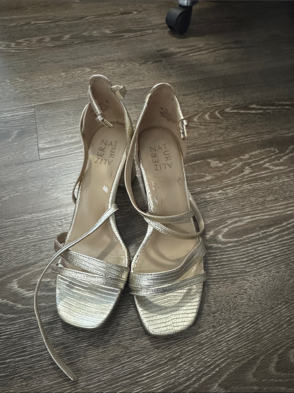 Gold 3” heels